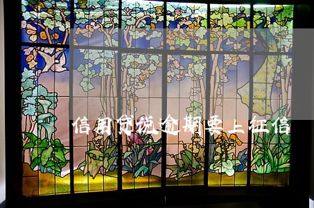 信用贷说逾期要上征信 信用贷说逾期要上征信