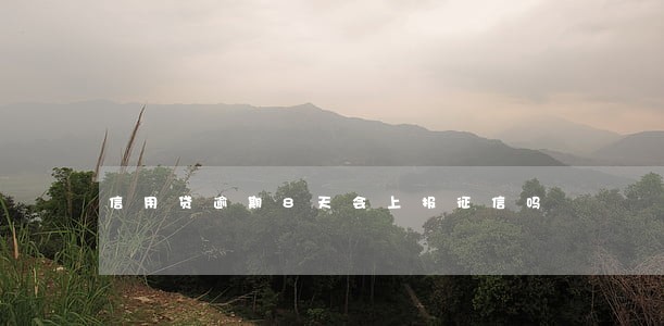 信用贷逾期8天会上报征信吗 信用贷逾期8天会上报征信吗