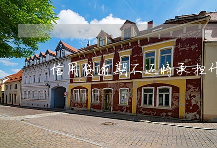 信用贷逾期不还将承担什么责任 信用贷逾期不还将承担什么责任