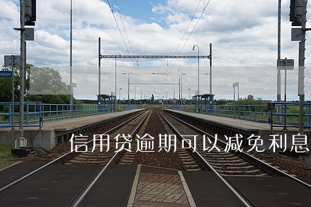 信用贷逾期可以减免利息吗