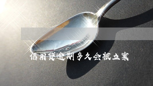 信用贷逾期多久会被立案 信用贷逾期多久会被立案