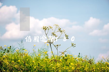 信用逾期180 信用逾期180