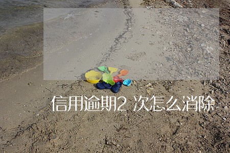 信用逾期2次怎么消除