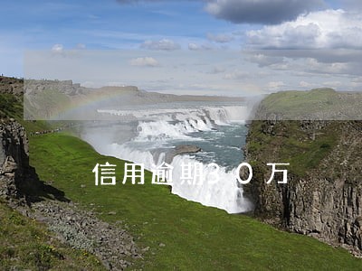 信用逾期30万 信用逾期30万