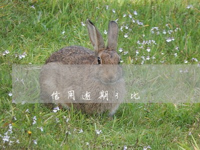 信用逾期3比