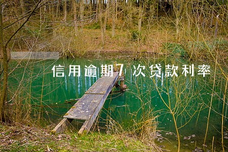 信用逾期7次贷款利率 信用逾期7次贷款利率