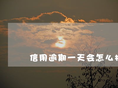 信用逾期一天会怎么样 信用逾期一天会怎么样