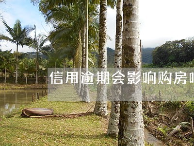 信用逾期会影响购房吗 信用逾期会影响购房吗