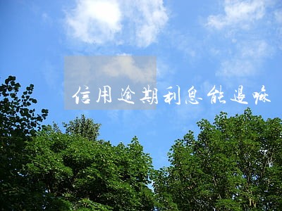 信用逾期利息能退嘛 信用逾期利息能退嘛