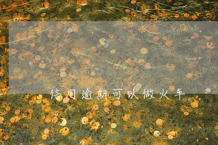 信用逾期可以做火车 信用逾期可以做火车