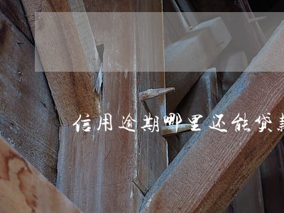 信用逾期哪里还能贷款买车 信用逾期哪里还能贷款买车