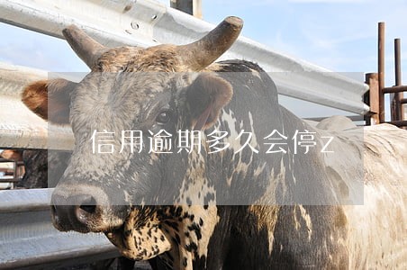信用逾期多久会停z 信用逾期多久会停z