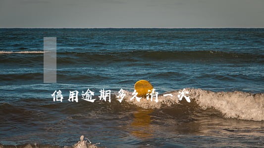 信用逾期多久清一次 信用逾期多久清一次