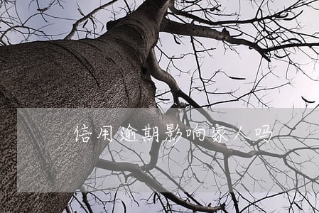 信用逾期影响家人吗 信用逾期影响家人吗