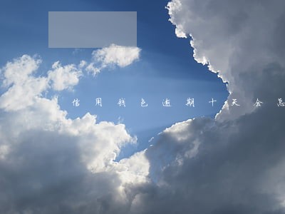 信用钱包逾期十天会怎么样 信用钱包逾期十天会怎么样