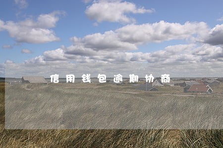 信用钱包逾期协商 信用钱包逾期协商