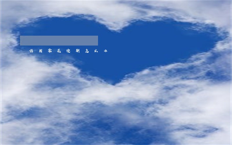 信用零花逾期怎么办 信用零花逾期怎么办