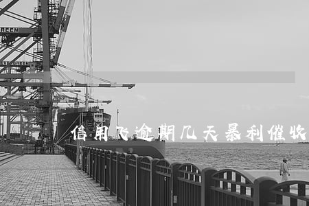 信用飞逾期几天暴利催收 信用飞逾期几天暴利催收