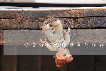 信誉好的婚姻债务纠纷律师 信誉好的婚姻债务纠纷律师
