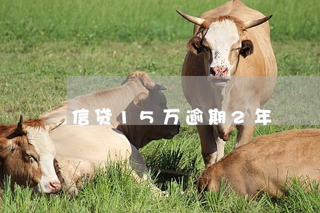 信贷15万逾期2年 信贷15万逾期2年