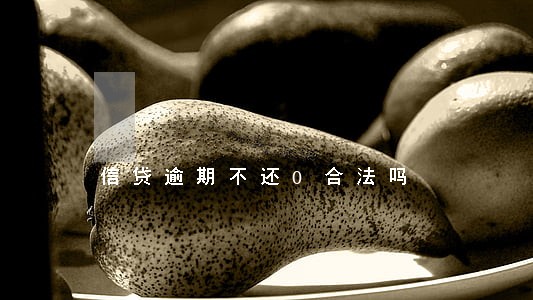 信贷逾期不还0合法吗 信贷逾期不还0合法吗
