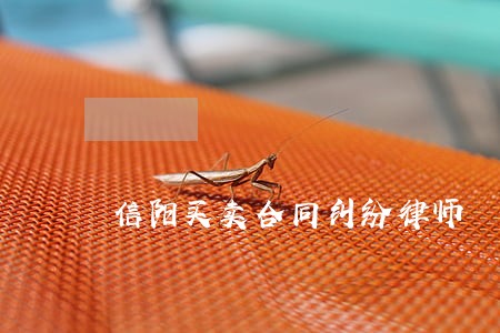 信阳买卖合同纠纷律师 信阳买卖合同纠纷律师