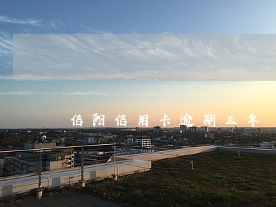 信阳信用卡逾期三年 信阳信用卡逾期三年