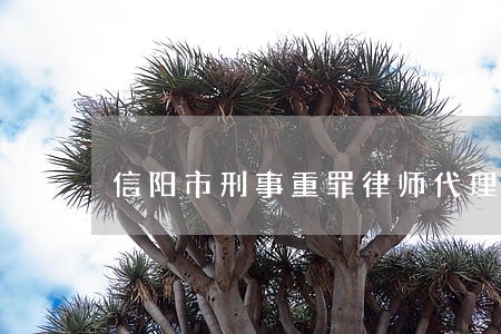 信阳市刑事重罪律师代理费 信阳市刑事重罪律师代理费
