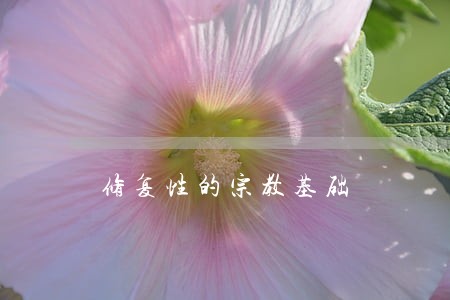 修复性的宗教基础 修复性的宗教基础