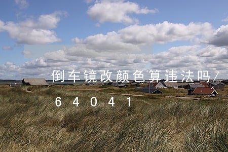 倒车镜改颜色算违法吗/2023020264041 倒车镜改颜色算违法吗/2023020264041
