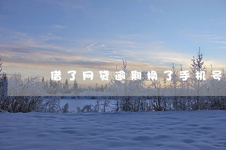 借了网贷逾期换了手机号 借了网贷逾期换了手机号