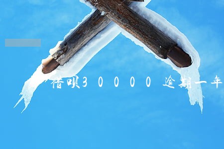 借呗30000逾期一年 借呗30000逾期一年