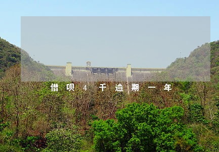 借呗4千逾期一年 借呗4千逾期一年
