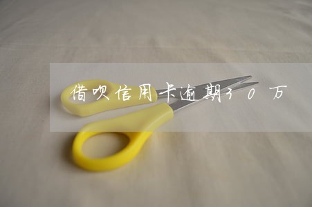 借呗信用卡逾期30万