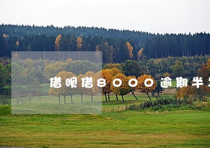 借呗借8000逾期半年 借呗借8000逾期半年