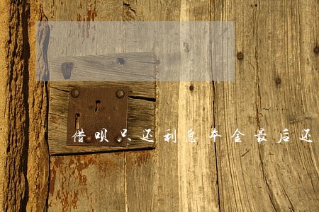 借呗只还利息本金最后还本 借呗只还利息本金最后还本