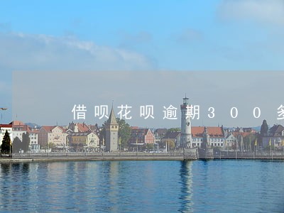 借呗花呗逾期300多打电话 借呗花呗逾期300多打电话