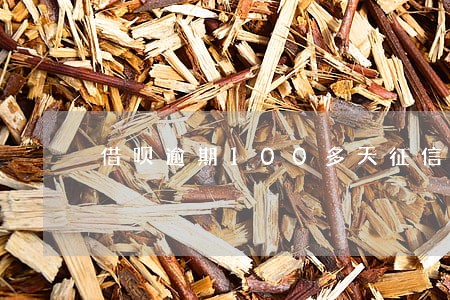 借呗逾期100多天征信会黑吗