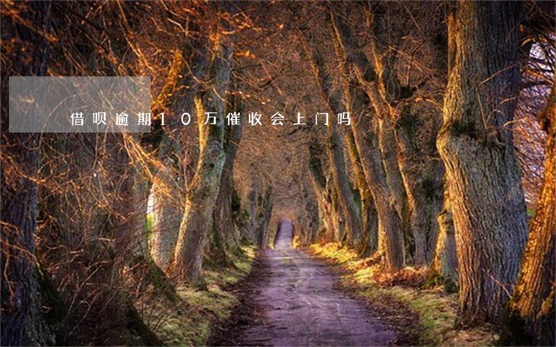 借呗逾期10万催收会上门吗 借呗逾期10万催收会上门吗