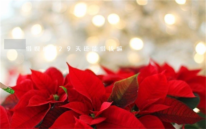 借呗逾期29天还能借钱嘛 借呗逾期29天还能借钱嘛