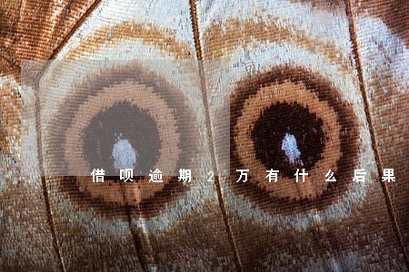 借呗逾期2万有什么后果 借呗逾期2万有什么后果