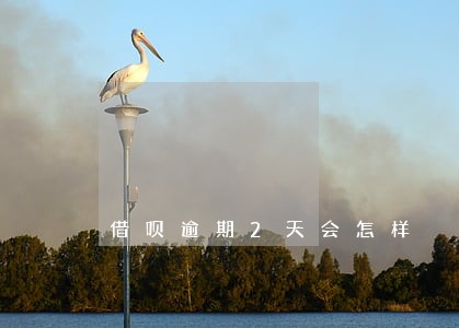 借呗逾期2天会怎样 借呗逾期2天会怎样