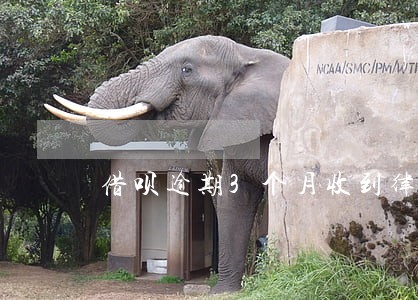 借呗逾期3个月收到律师函怎么办 借呗逾期3个月收到律师函怎么办