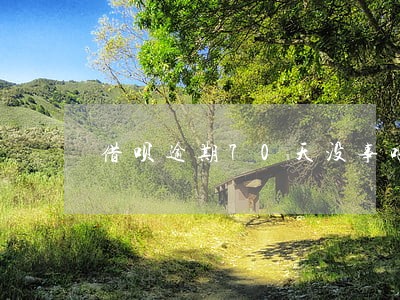 借呗逾期70天没事吧 借呗逾期70天没事吧