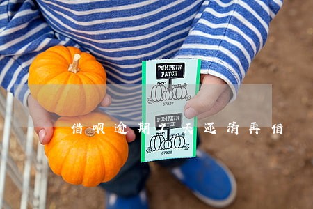 借呗逾期7天还清再借 借呗逾期7天还清再借