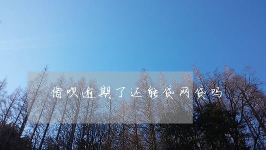 借呗逾期了还能贷网贷吗 借呗逾期了还能贷网贷吗