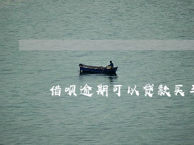 借呗逾期可以贷款买车吗 借呗逾期可以贷款买车吗