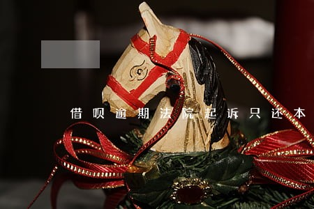 借呗逾期法院起诉只还本金 借呗逾期法院起诉只还本金