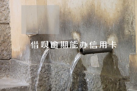 借呗逾期能办信用卡