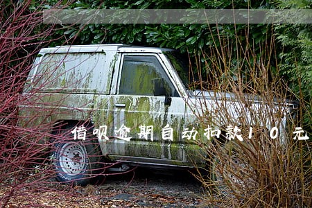 借呗逾期自动扣款10元 借呗逾期自动扣款10元